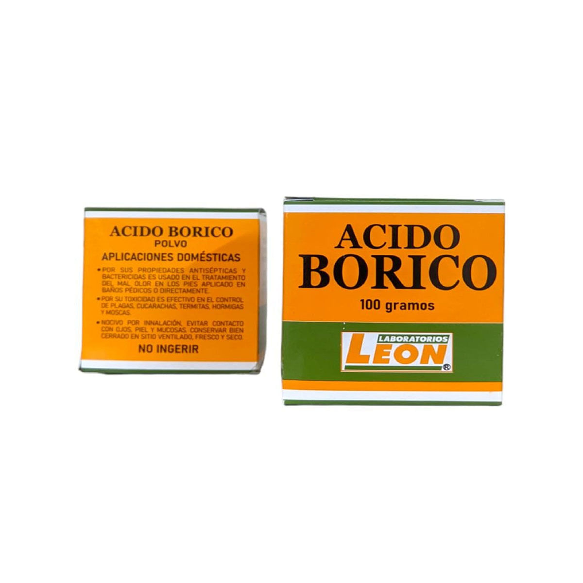 Acido Borico Polvo Leon Caja x 100g