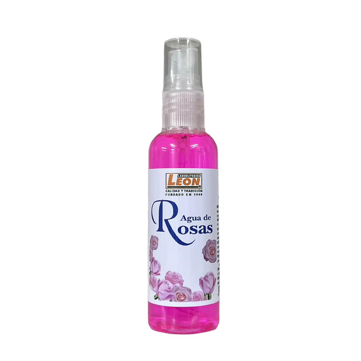 Agua de Rosas Leon Frasco x 60 mL