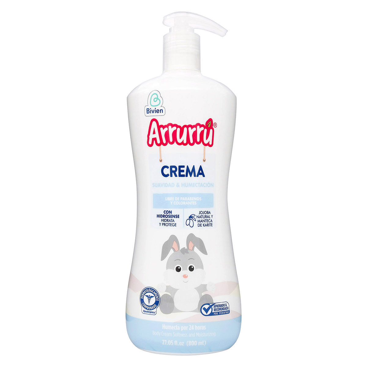 Crema Suavidad y Humectacion Arrurru Frasco x 800 mL