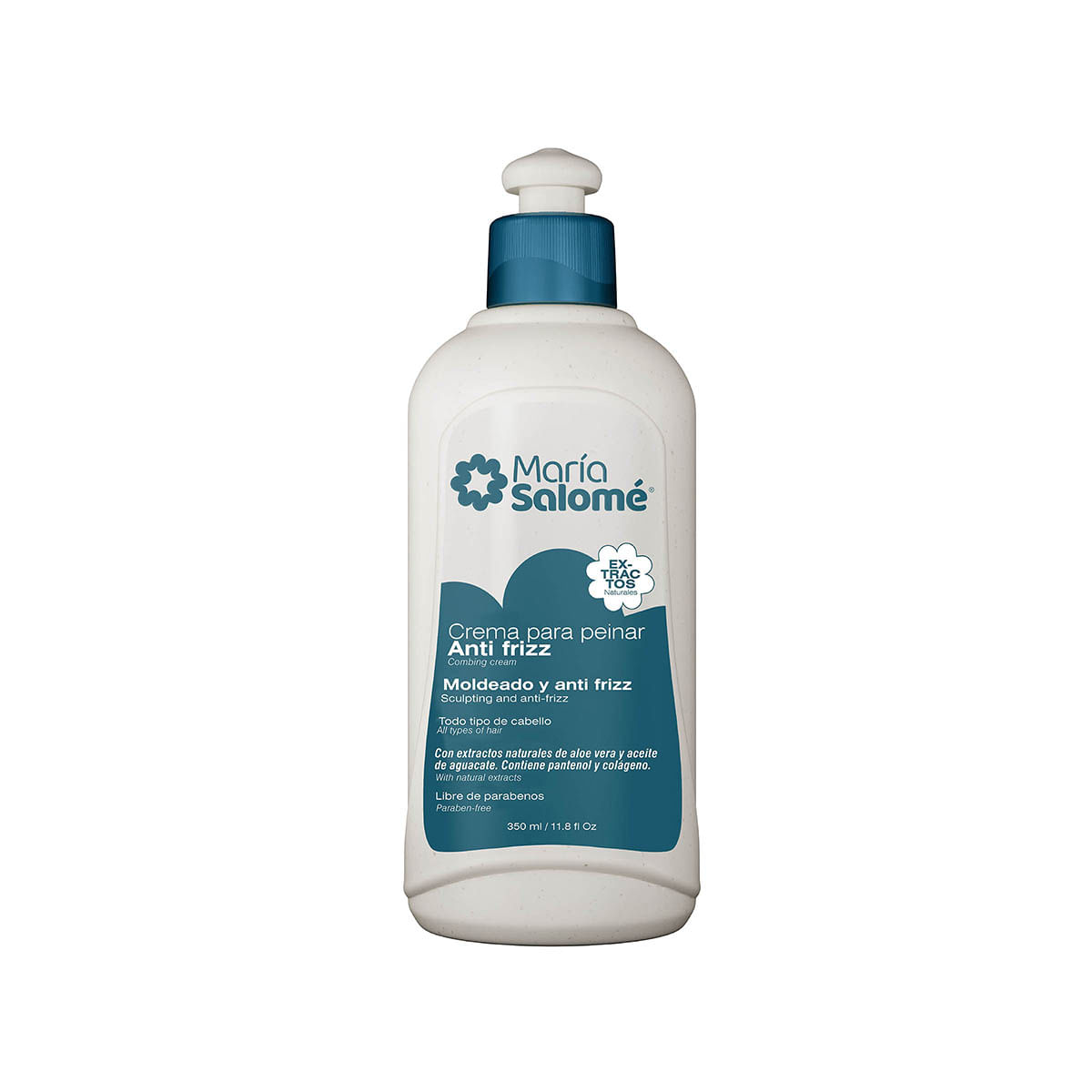 Crema para Peinar María Salomé Anti Frizz Frasco x 350 mL