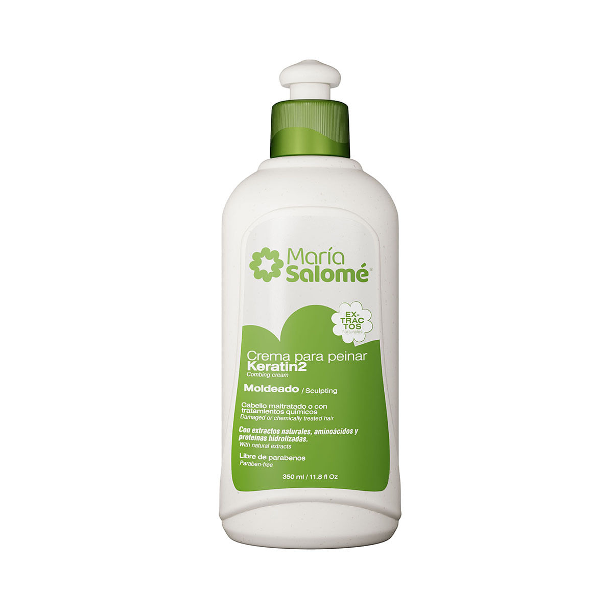 Crema para Peinar María Salomé Keratin 2 Frasco x 350 mL
