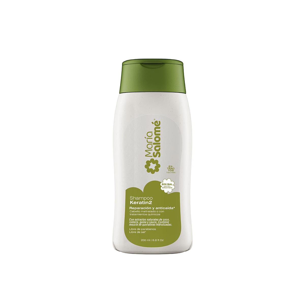 Shampoo María Salomé Keratin 2 Frasco x 200 mL.