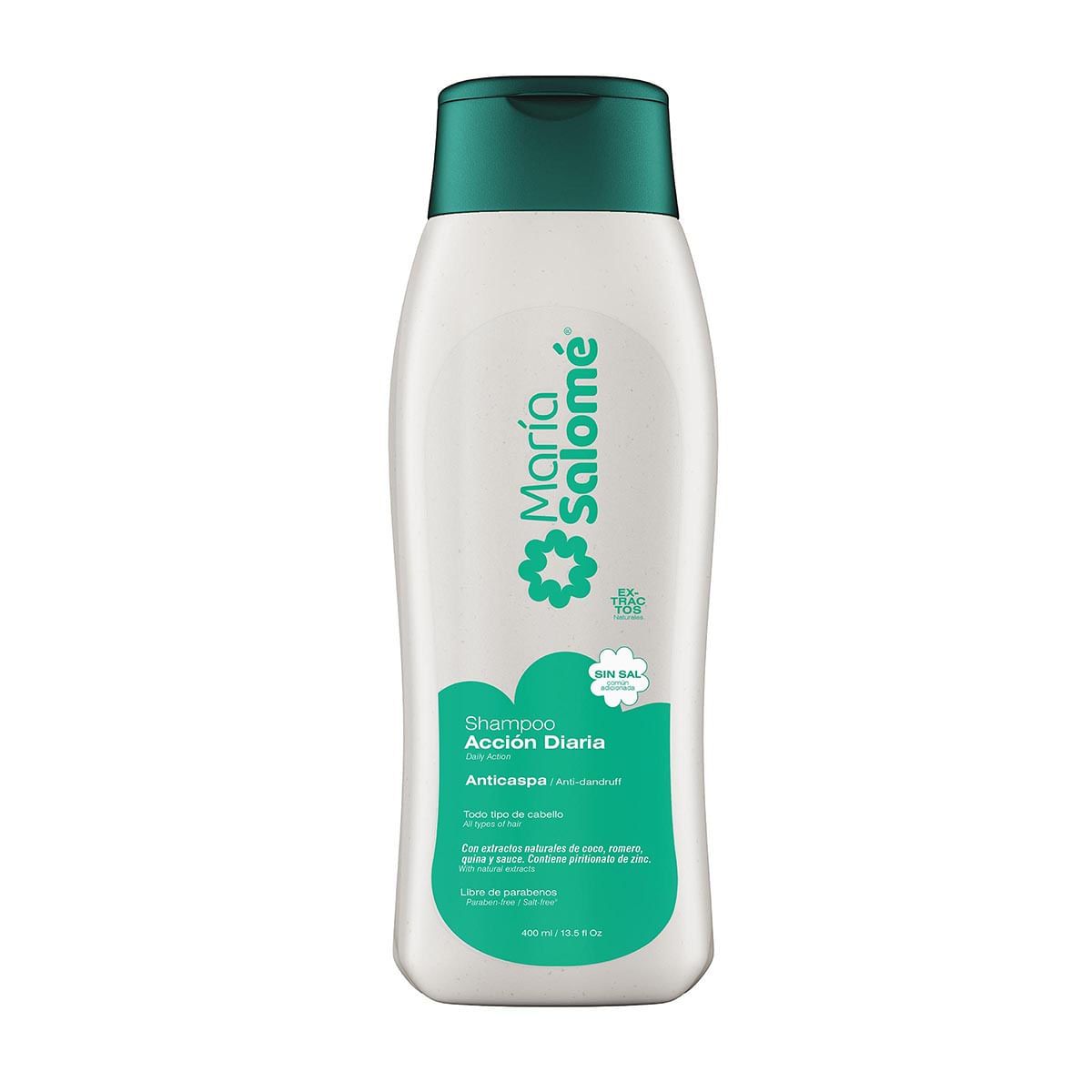 Shampoo María Salomé Acción Diaria Frasco X 400 Ml.