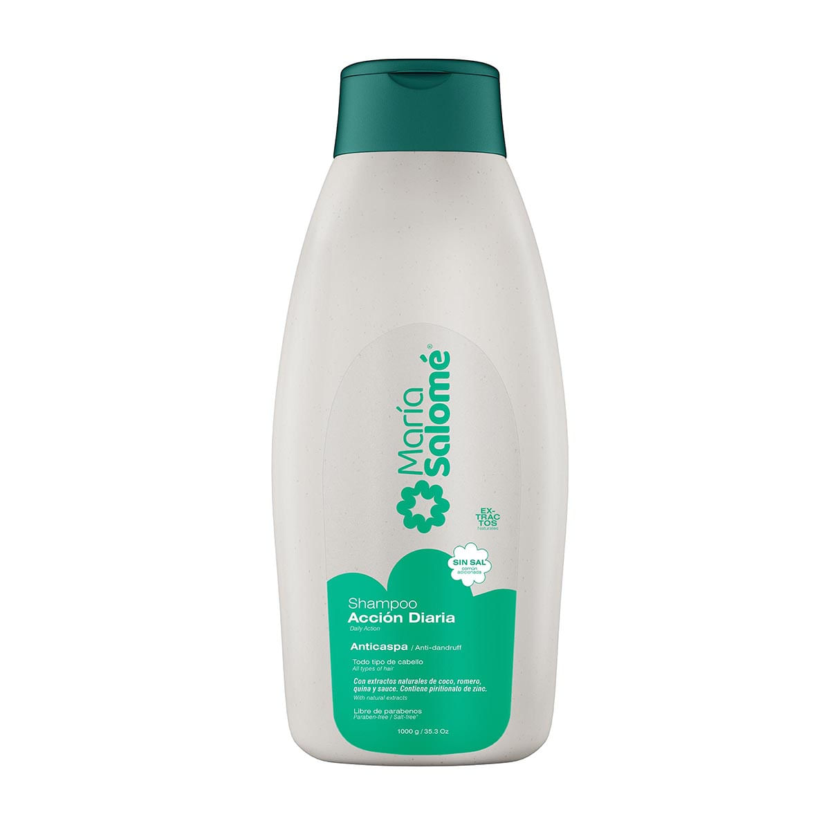 Shampoo Acción Diaria María Salomé Anticaspa Frasco x 1000 mL