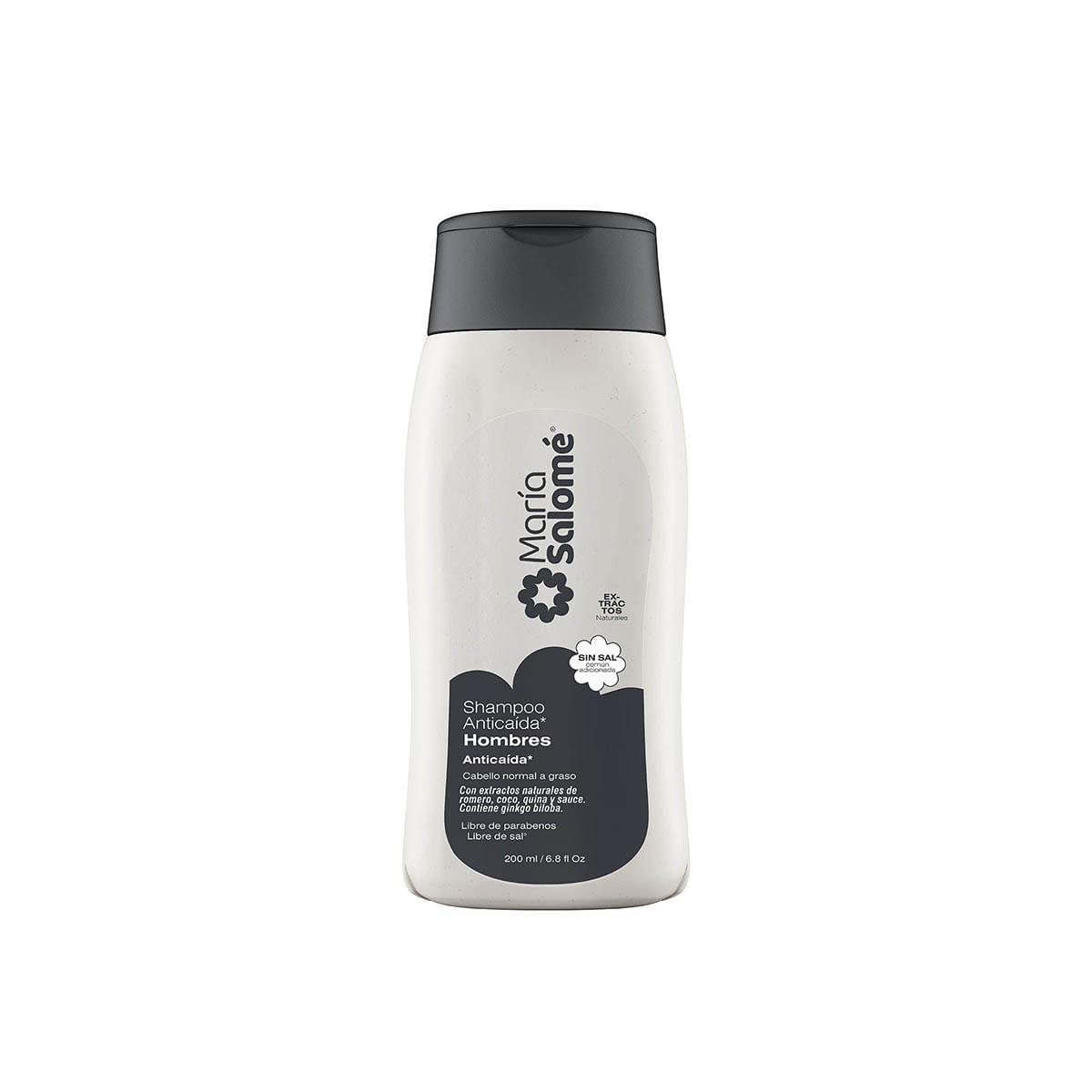Shampoo Anticaida Hombres Maria Salome Frasco x 200 mL