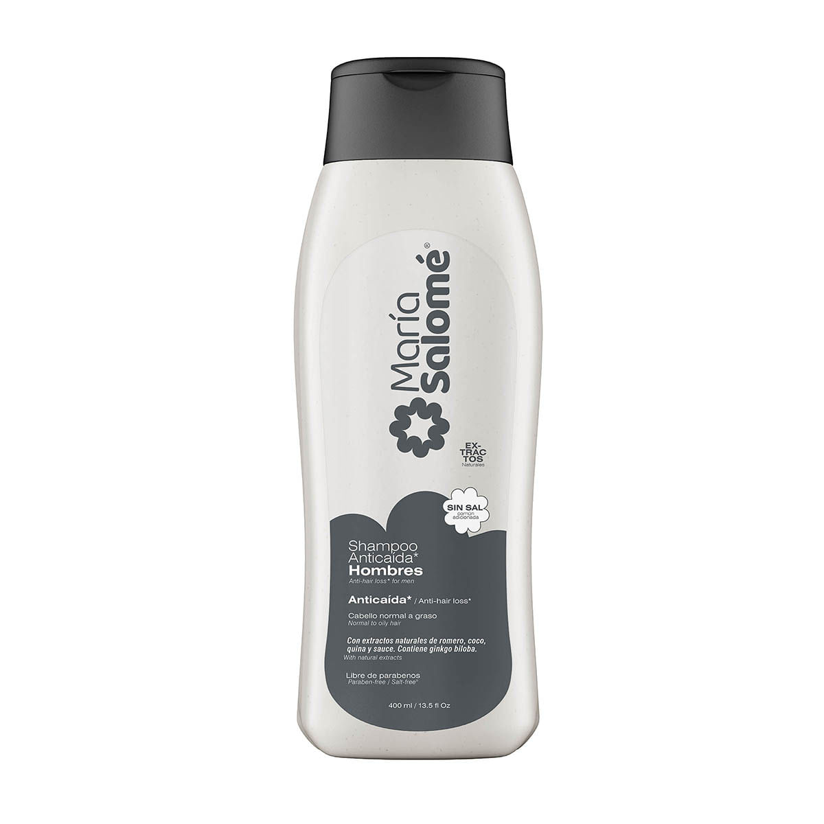 Shampoo Anticaida Hombres Maria Salome Frasco x 400 mL