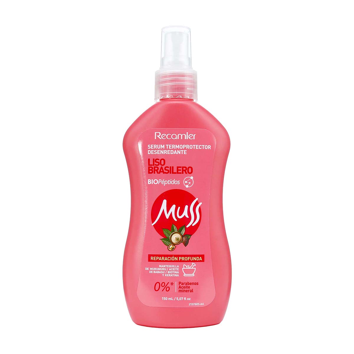 Serum Termoprotector Liso Brasilero Muss Frasco x 150 mL