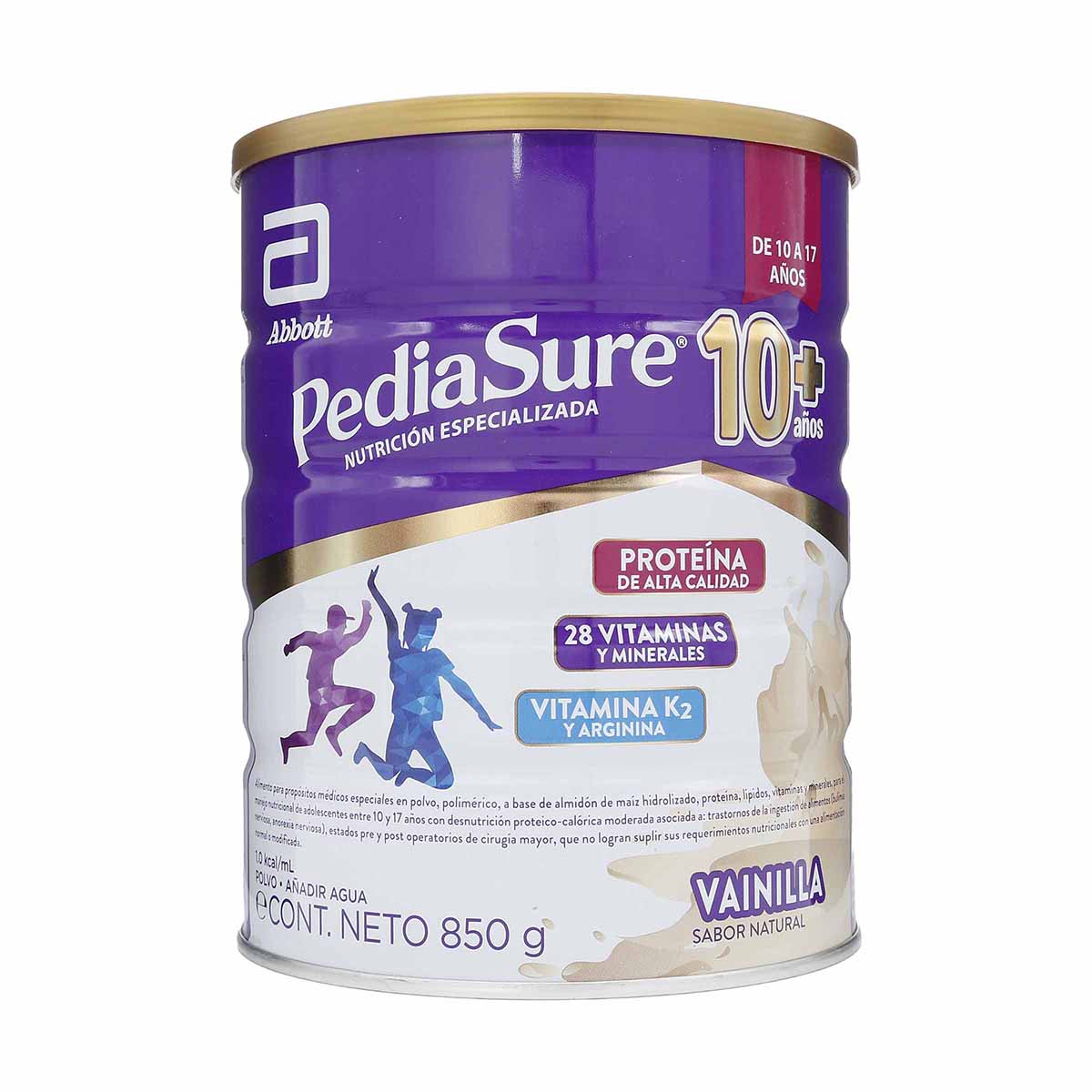 Alimento Abbott Pediasure 10+ Vainilla Polvo Tarro x 850g