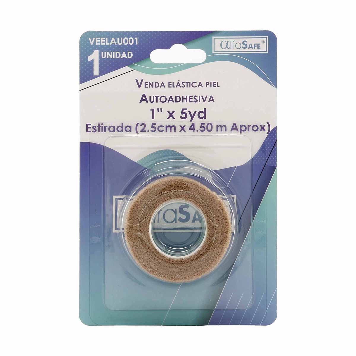 Venda Elastica Autoadhesiva 1x5 Alfa Sage Paquete x 1 Und
