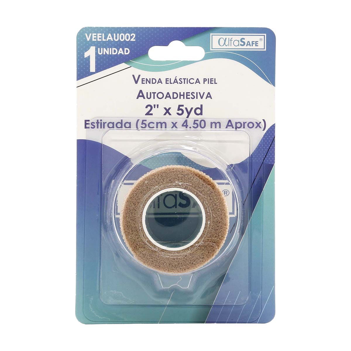 Venda Elastica Autoadhesiva 2x5 Alfa Sage Paquete x 1 Und