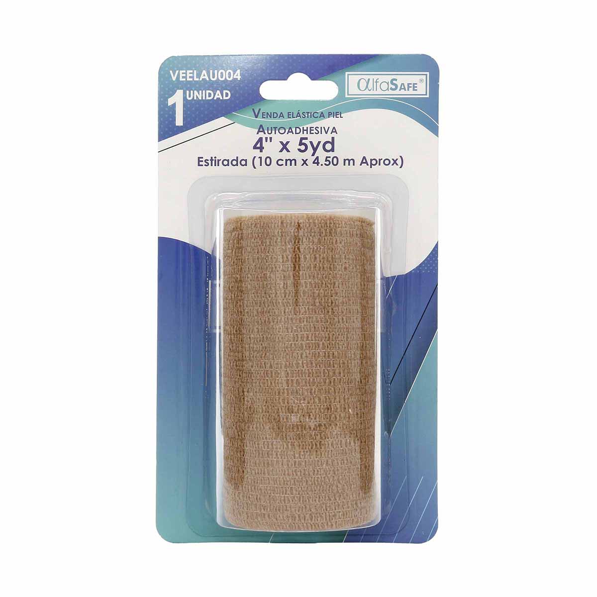 Venda Elastica Autoadhesiva 4x5 Alfa Sage Paquete x 1 Und