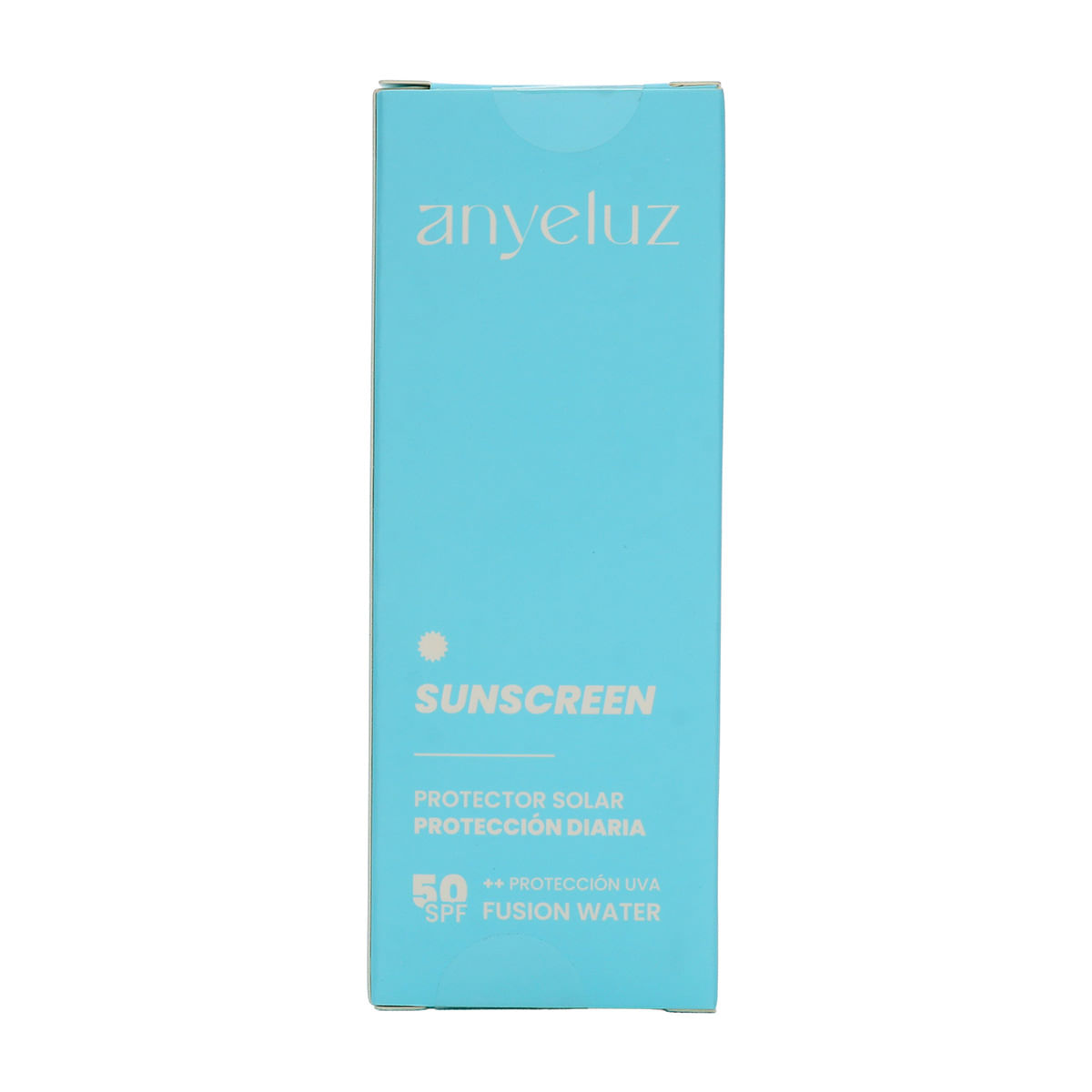 Protector Solar SPF 50+ Fusion Water Sin Color Anyeluz Frasco x 50 mL