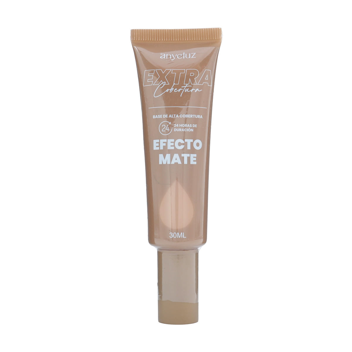Base Extra Cobertura Tono 4 Anyeluz Tubo x 30 mL