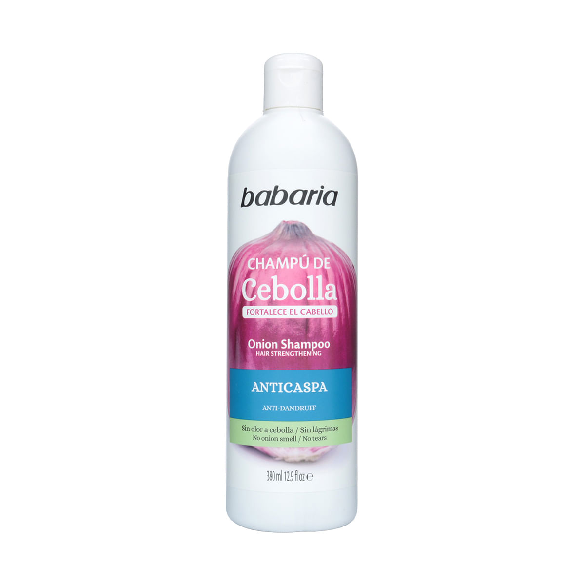 Shampoo Cebolla Anticaspa Babaria Frasco x 380 mL