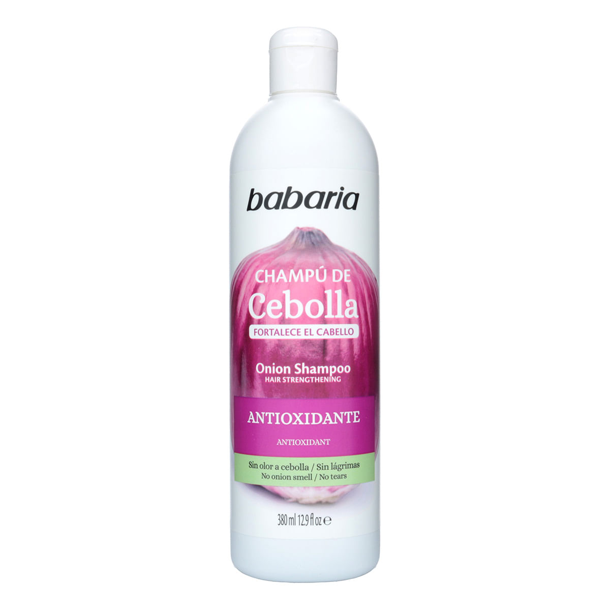Shampoo Cebolla Antioxidante Babaria Frasco x 380 mL