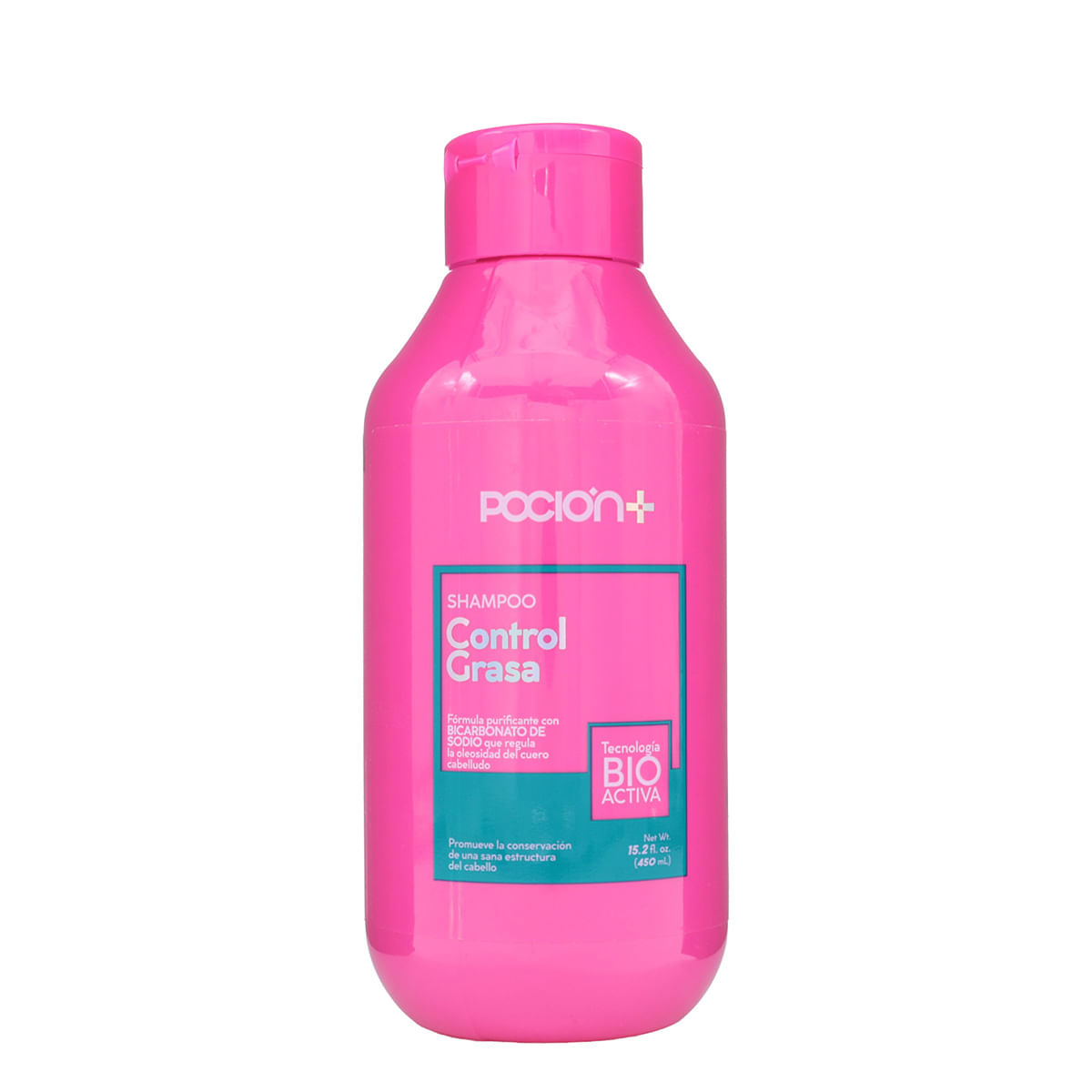 Shampoo Control Grasa Pocion Frasco x 450 mL