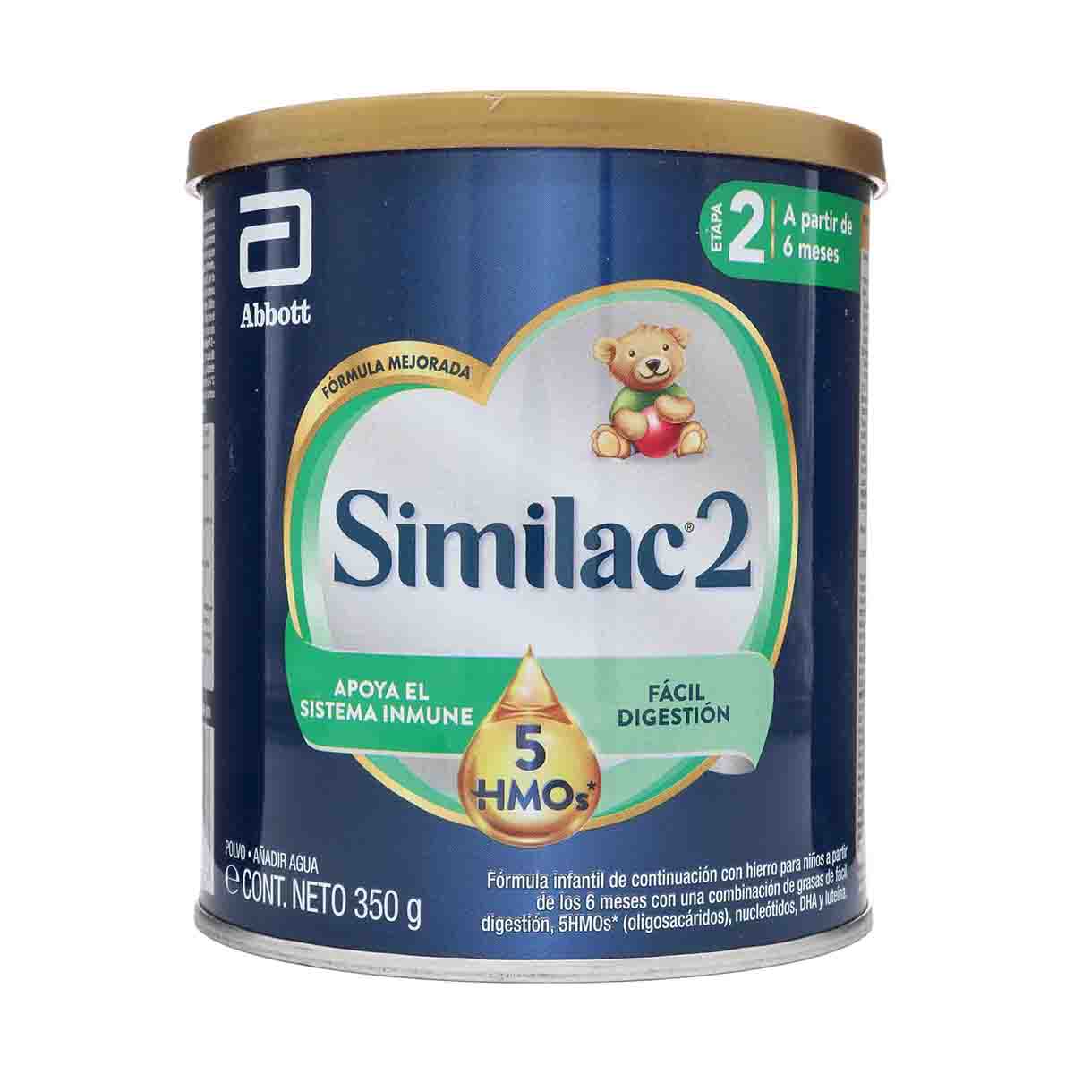 Formula Infantil Similac 2 5HMOS Polvo Tarro x 350g