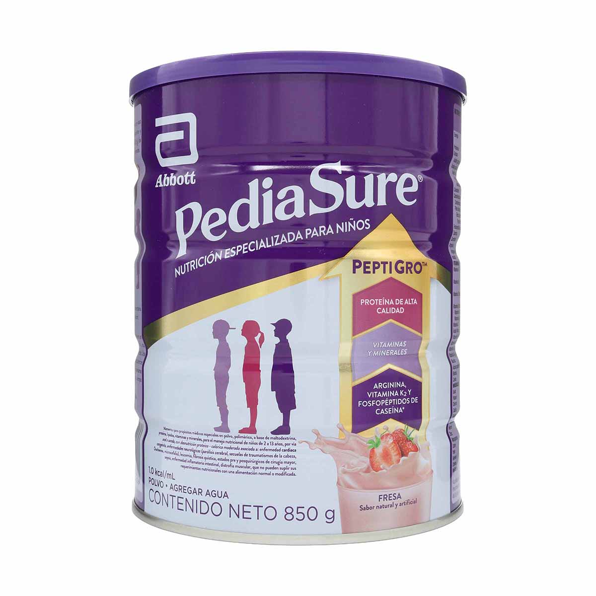 Alimento Abbott Pediasure Peptigro Fresa Polvo Tarro x 850g