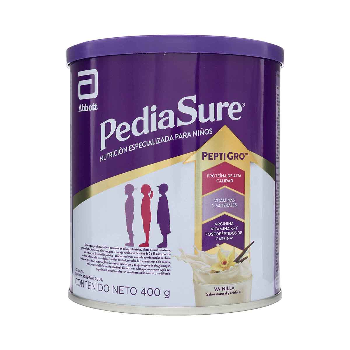 Alimento Abbott Pediasure Peptigro Vainilla Polvo Tarro x 400g