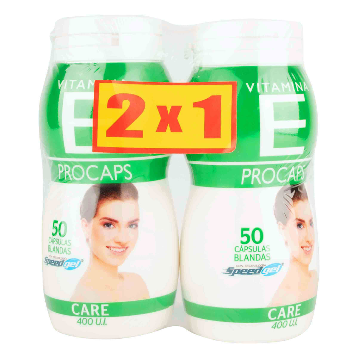 Vitamina E 400 Ui Procaps Frasco X 50 Cápsulas Blandas 2X1.