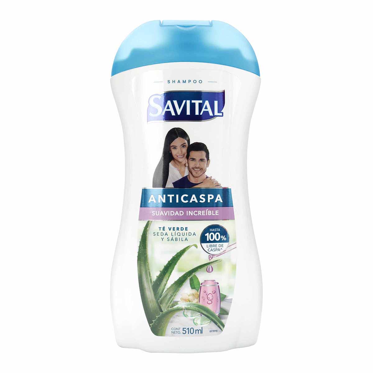 Shampoo Savital Anticaspa Suavidad Increíble Frasco x 510 mL