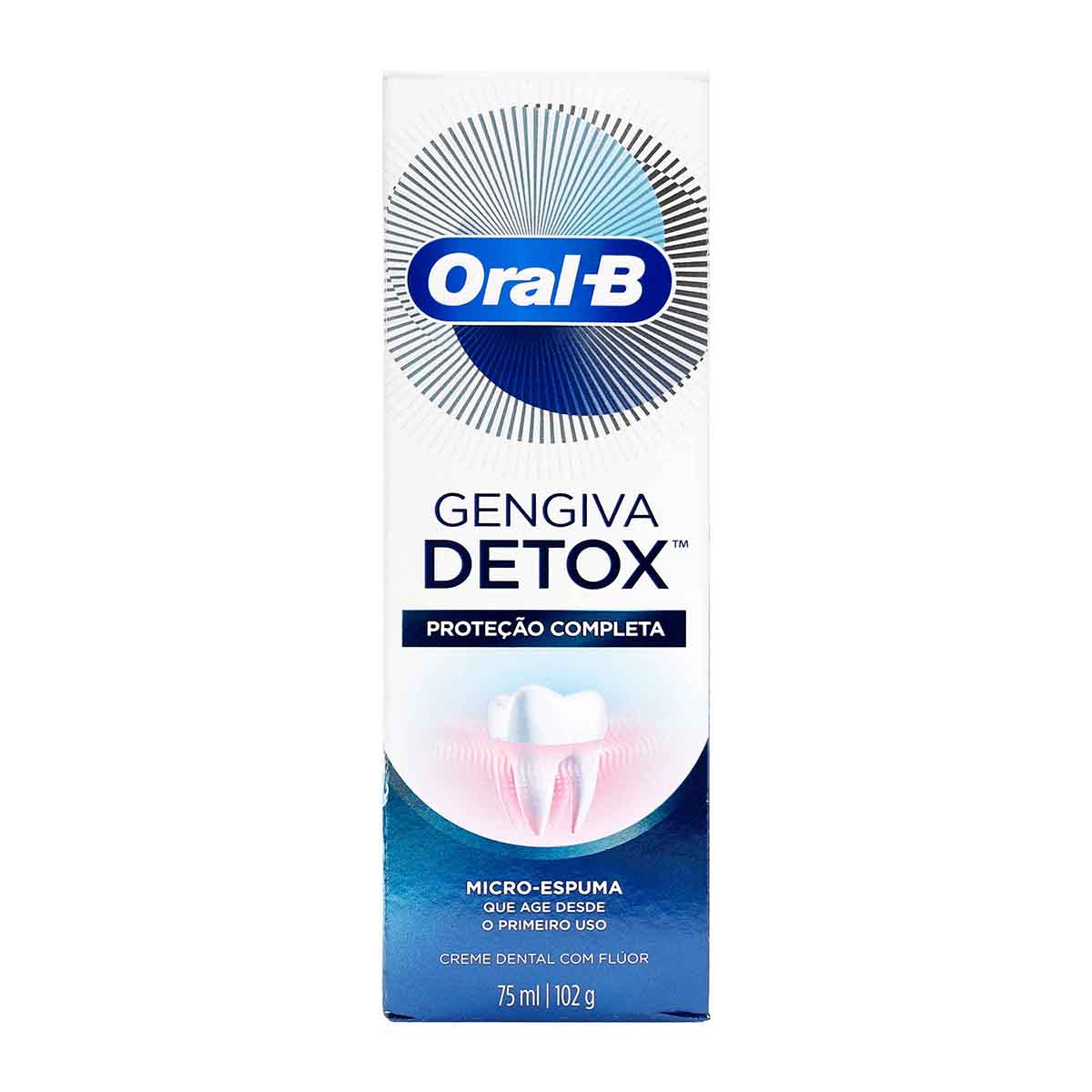 Crema Dental Encias Detox Proteccion Completa Oral-B Tubo x 75 mL