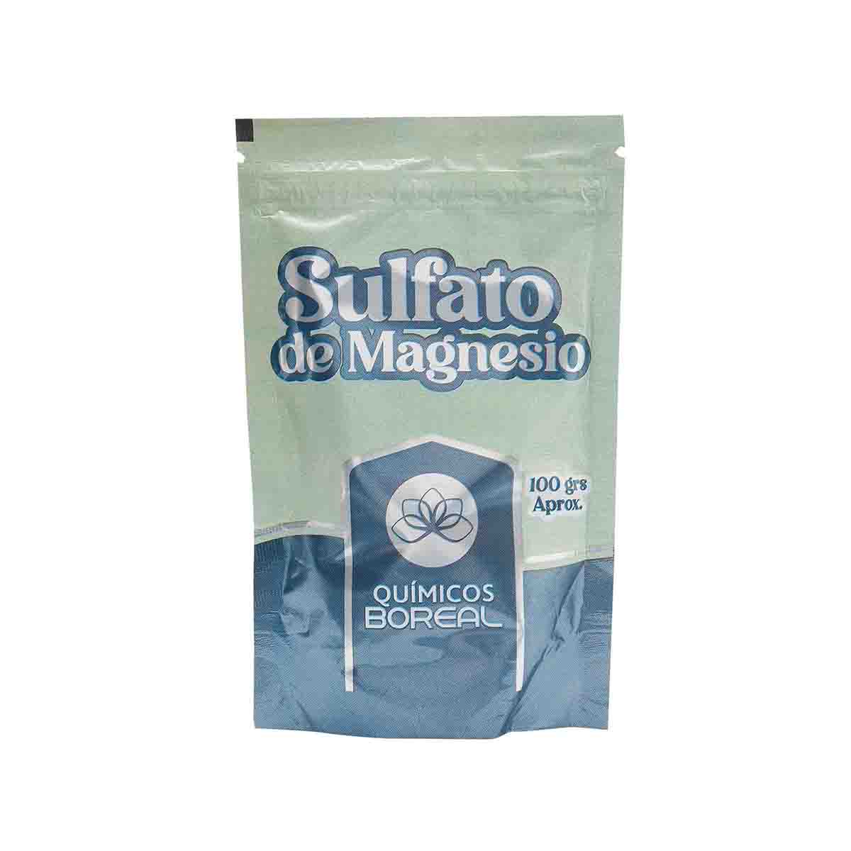 Sulfato de Magnesio Químicos Boreal Paquete x 100g