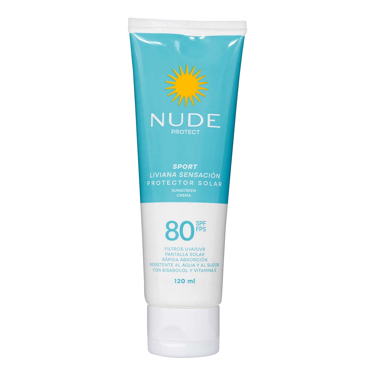 Protector Solar Sport SPF80 Nude Tubo x 120 mL
