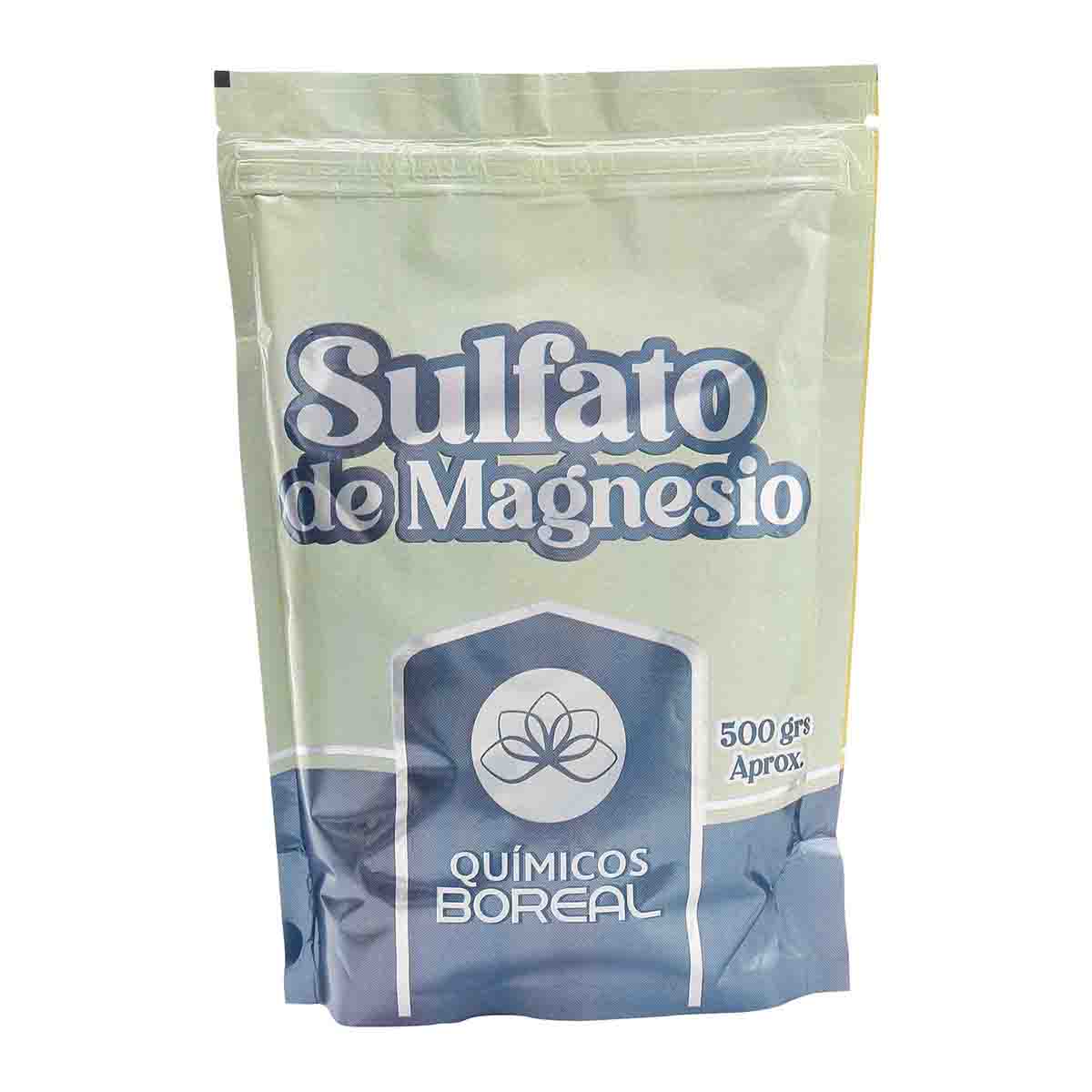 Sulfato de Magnesio Químicos Boreal Paquete x 500g