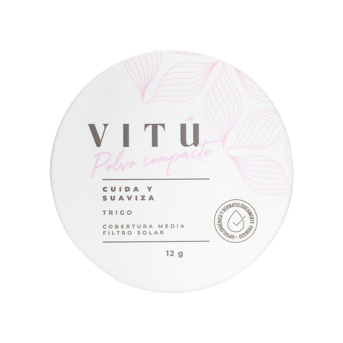 Polvo Compacto Trigo y Filtro Solar 01 Macadamia Vitú Frasco x 12g