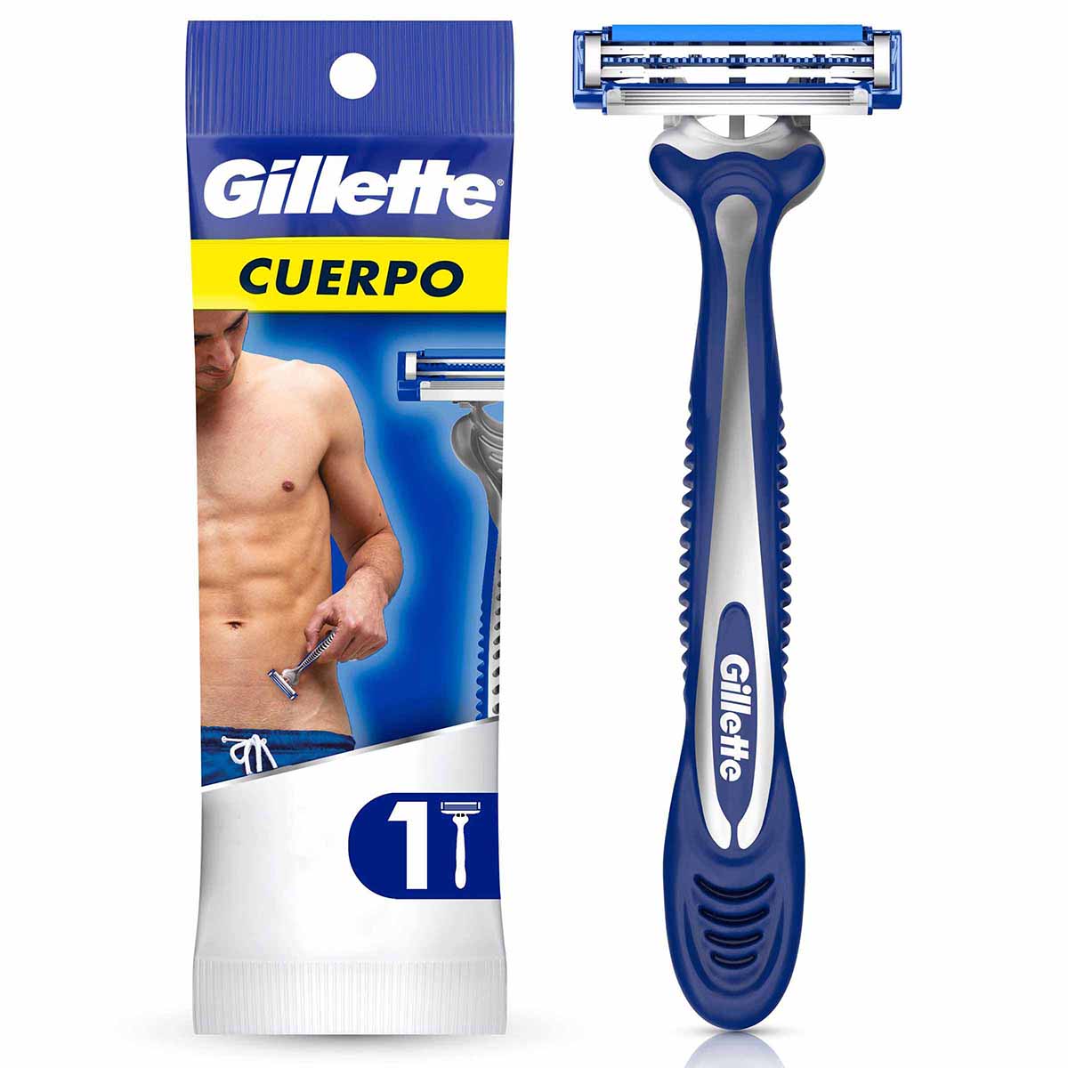 Máquina de Afeitar Cuerpo Hombre Gillette Paquete x 1 Und