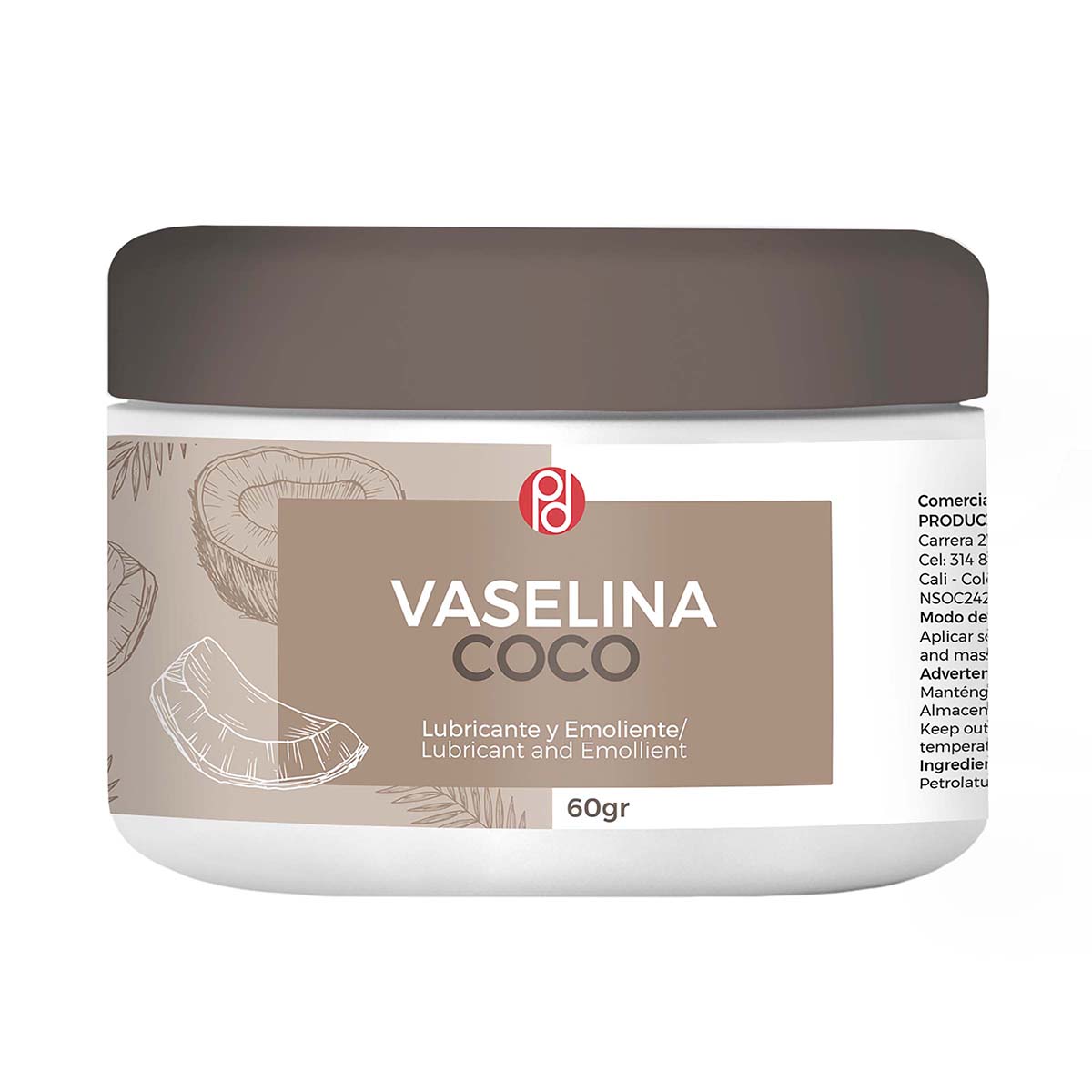 Vaselina Coco Drogam Pote x 60g