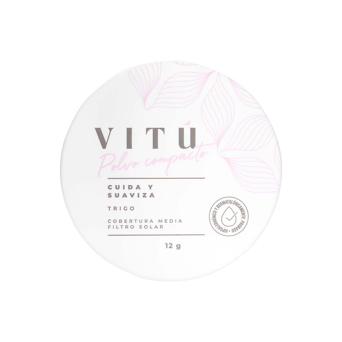 Polvo Compacto Trigo y Filtro Solar 03 Nuez Vitú Frasco x 12g