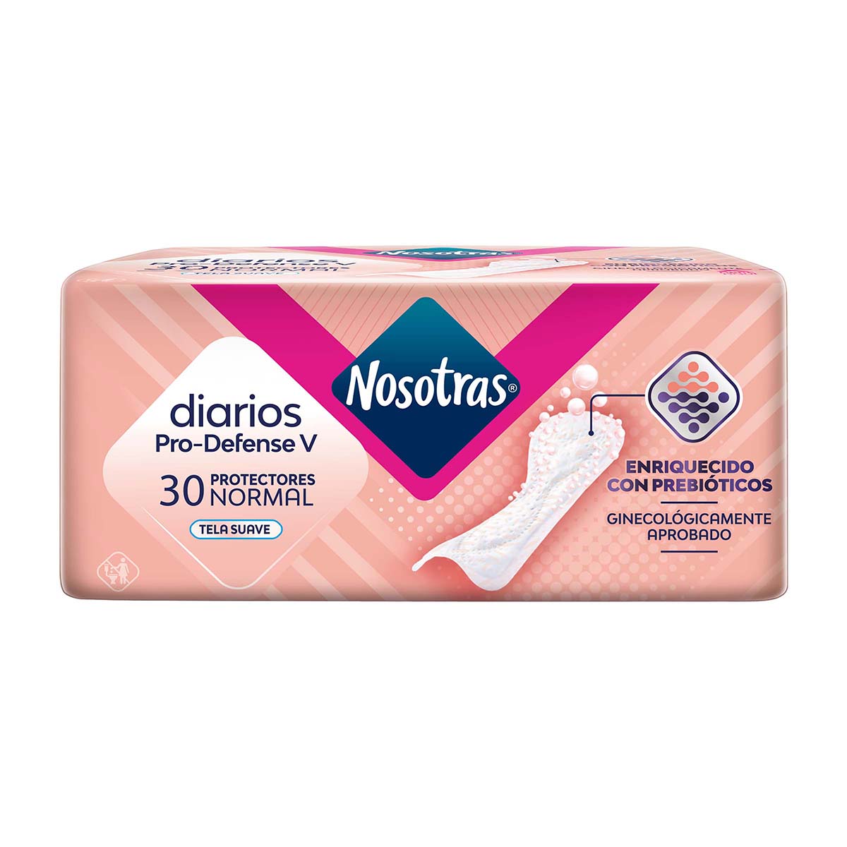 Protectores Diarios Pro-Defense V Nosotras Paquete x 30 Unds