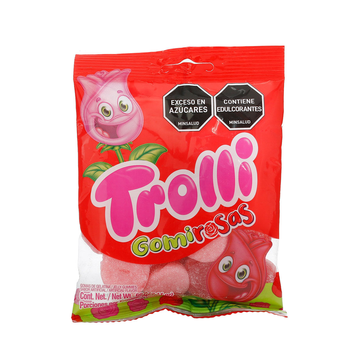 Gomas Gomirosas Trolli Paquete x 60g