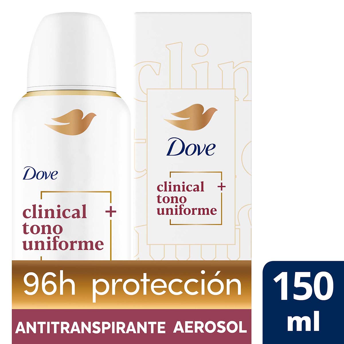 Desodorante Clinical Tono Uniforme Dove Spray x 150 mL