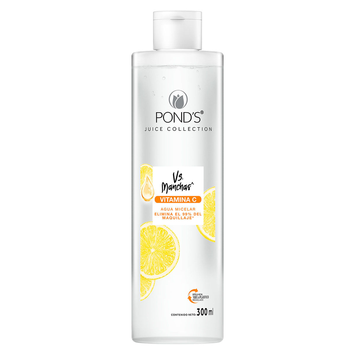 Agua Micelar vs Manchas Ponds Frasco x 300 mL