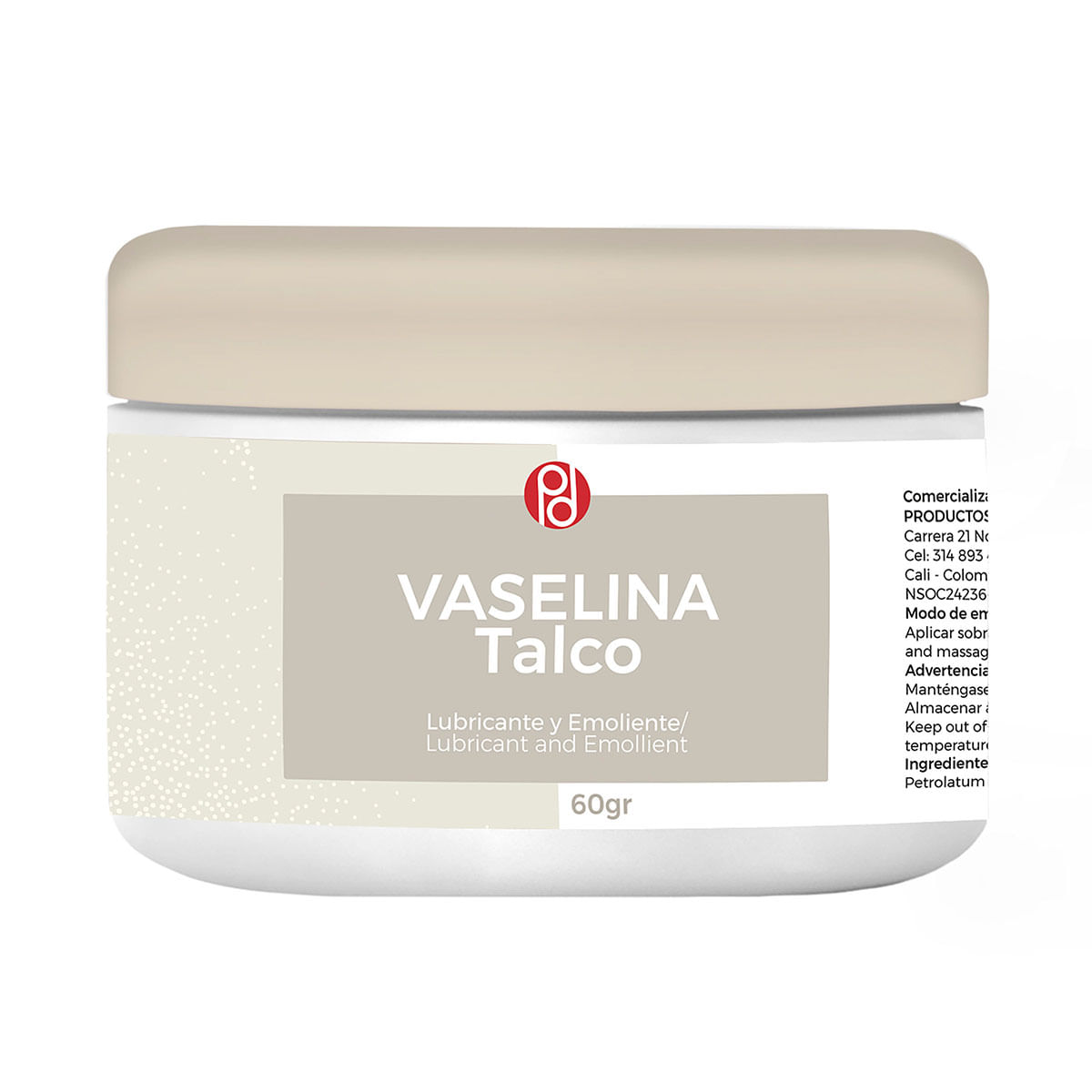 Vaselina Talco Drogam Pote x 60g