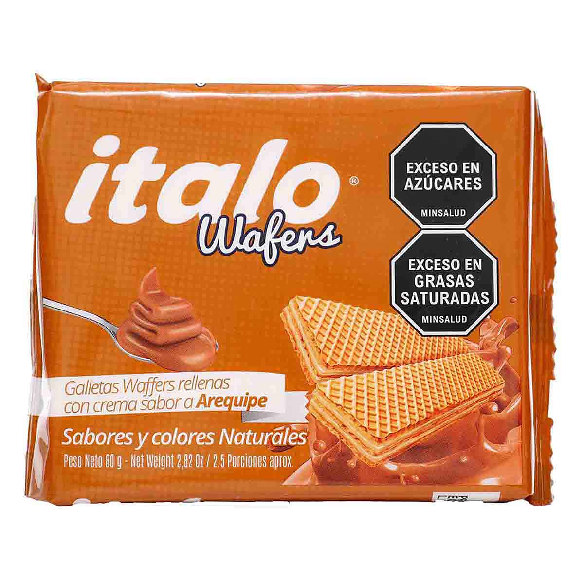 Galletas Wafers Arequipe Italo Paquete x 80g