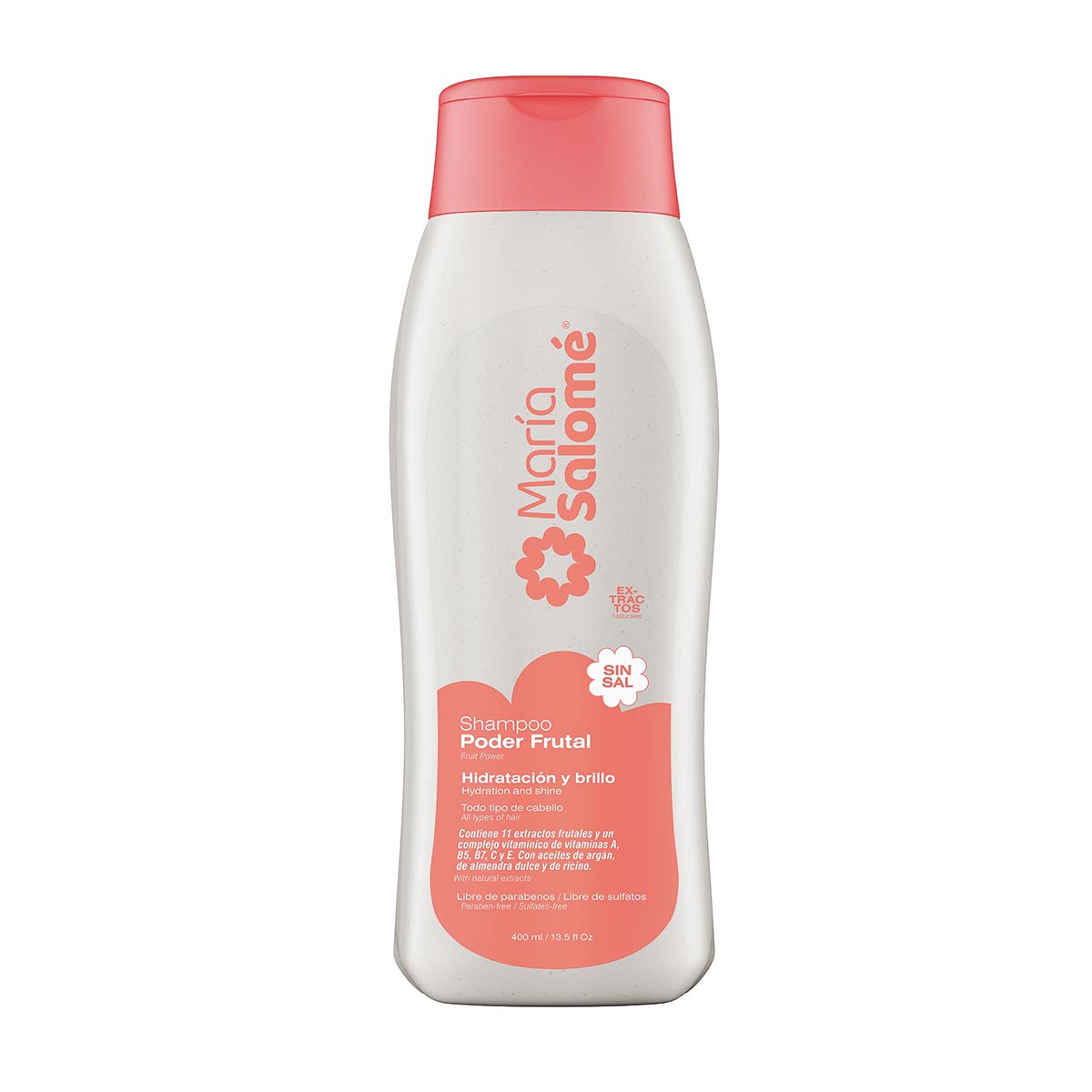 Shampoo Poder Frutal María Salomé Frasco x 400 mL