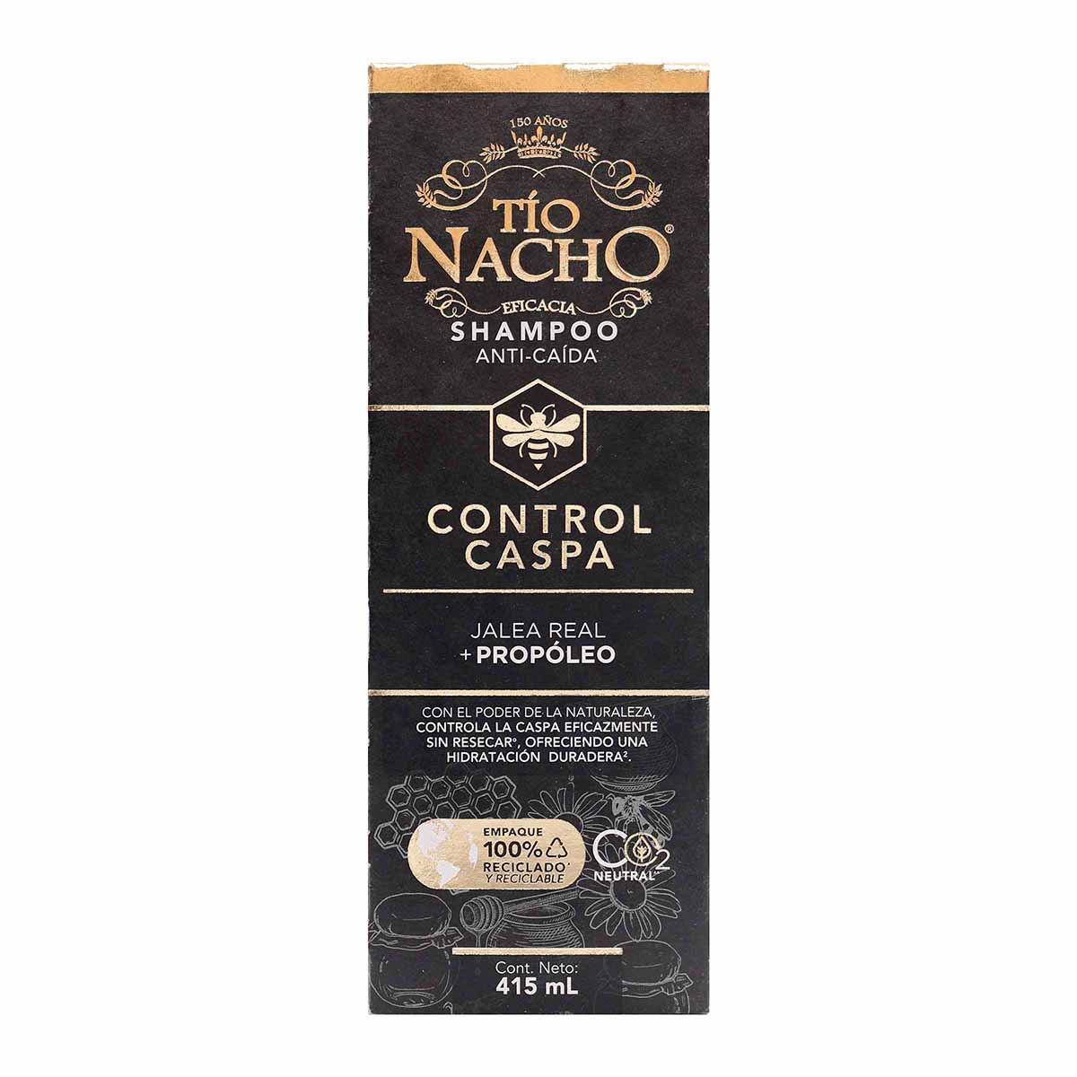 Shampoo Control Caspa Tío Nacho Frasco x 415 mL