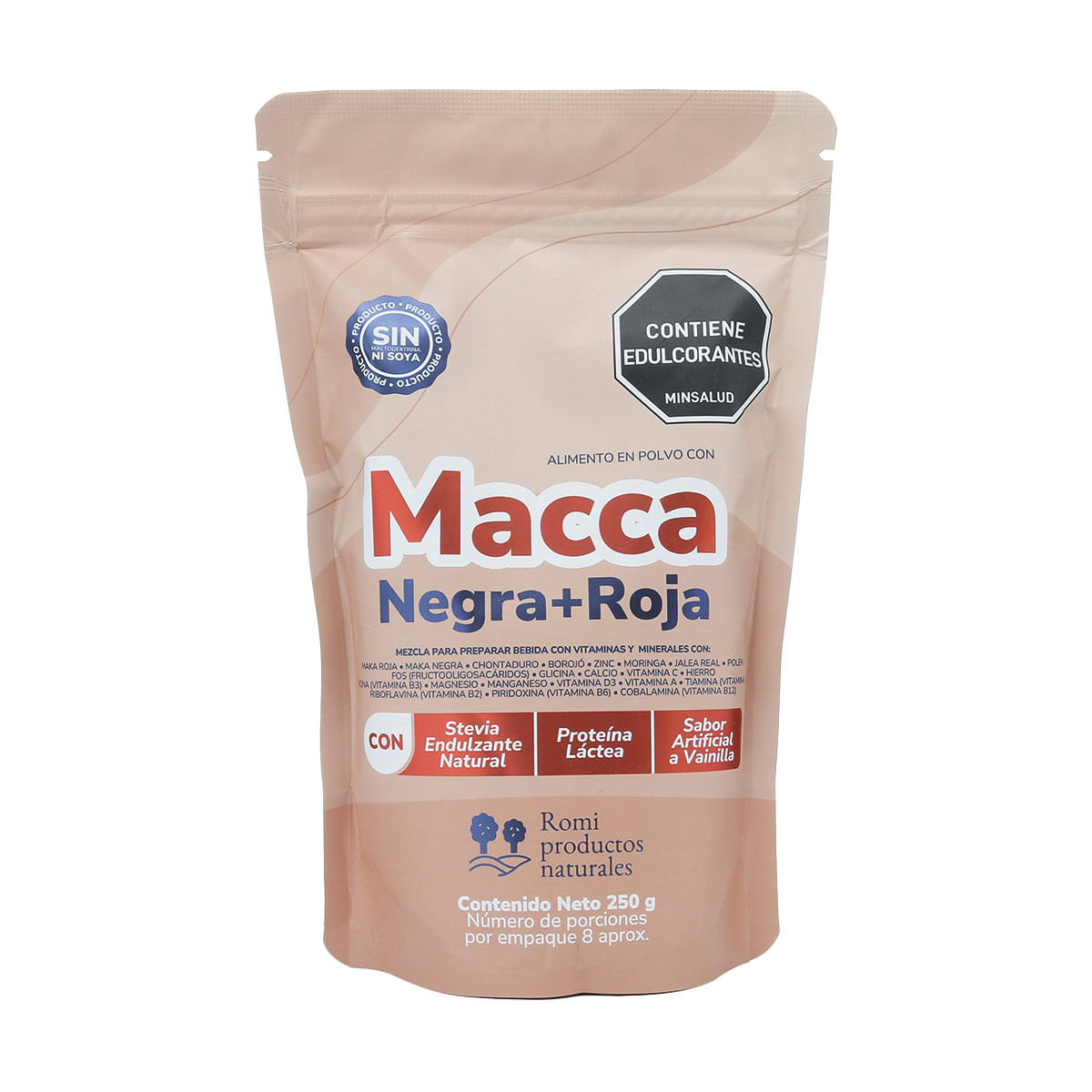 Macca Negra + Roja ZOI Mineralin Paquete x 250g