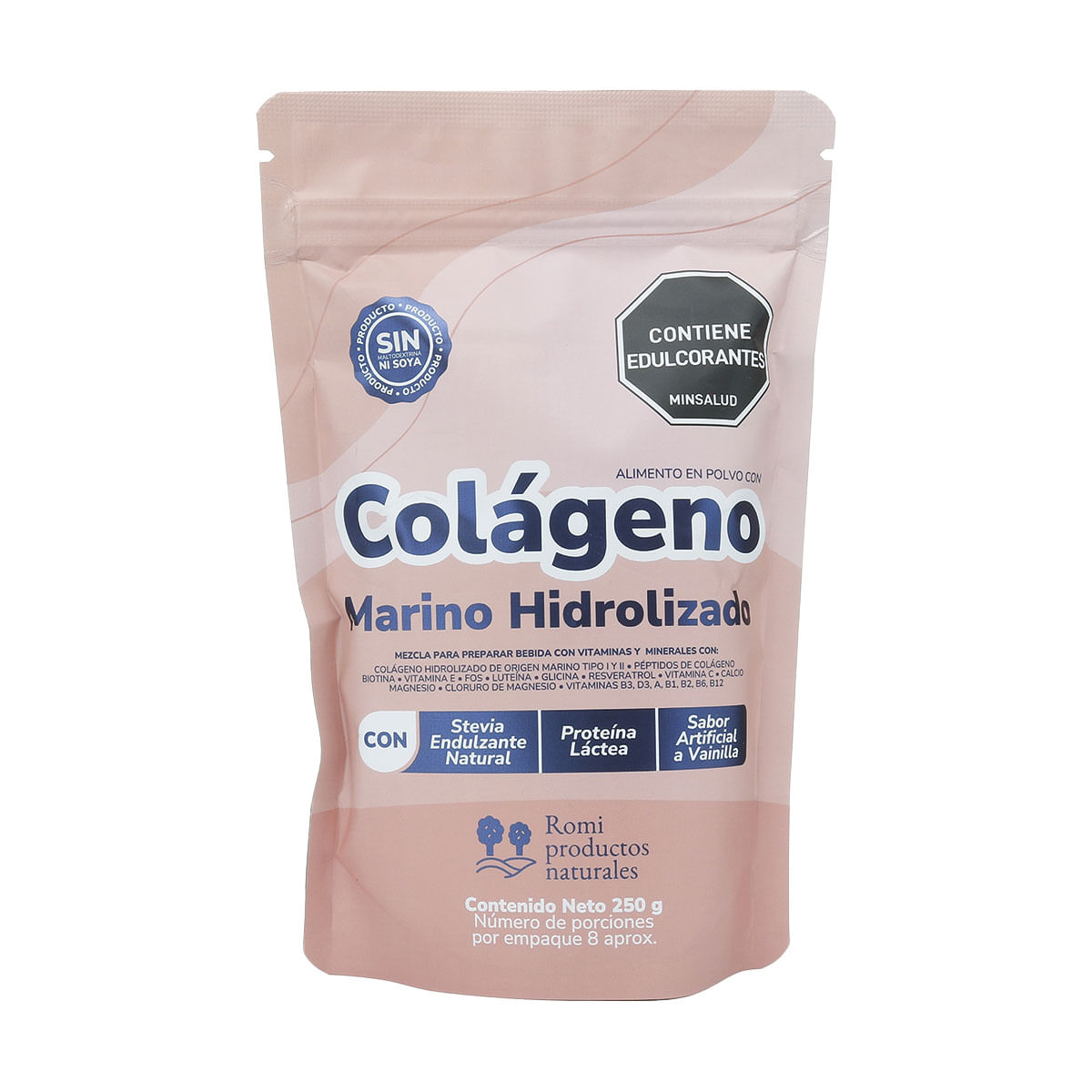 Colágeno Marino Hidrolizado Mineralin Paquete x 250g