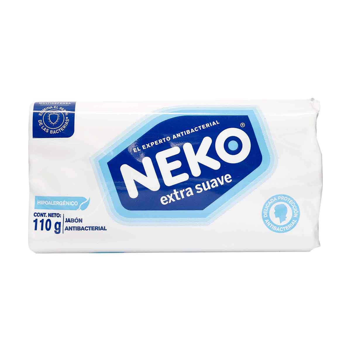 Jabón Antibacterial Extra Suave Neko Paquete x 110g