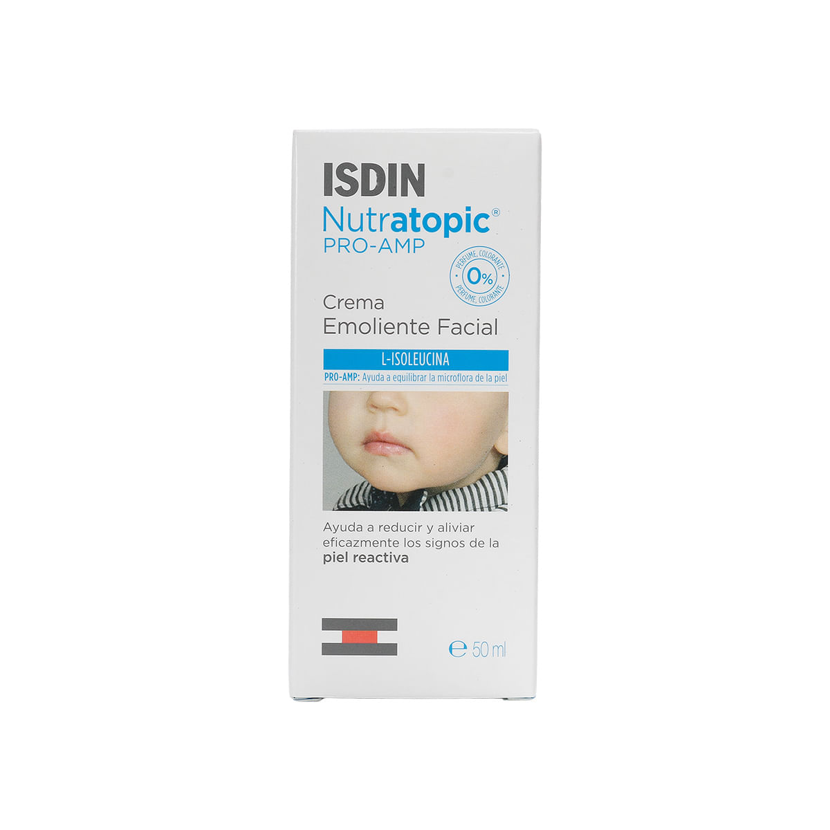 Crema Emoliente Facial Nutratopic Pro-AMP Isdin Tubo x 50 mL