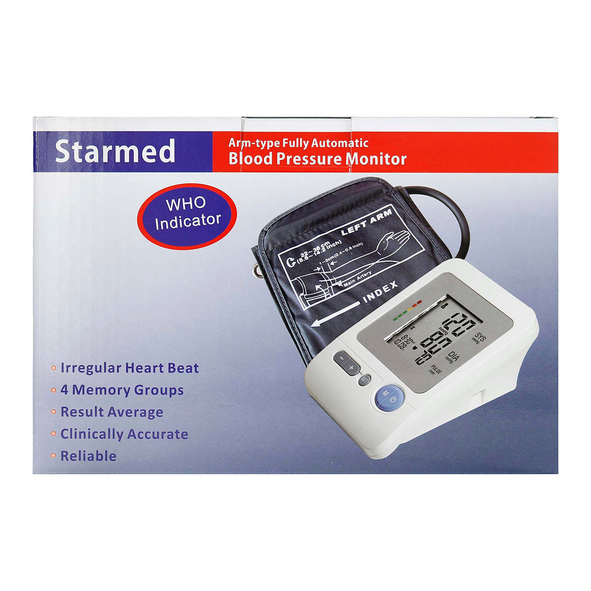 Tensiómetro Digital Brazo Starmed Caja x 1 Und