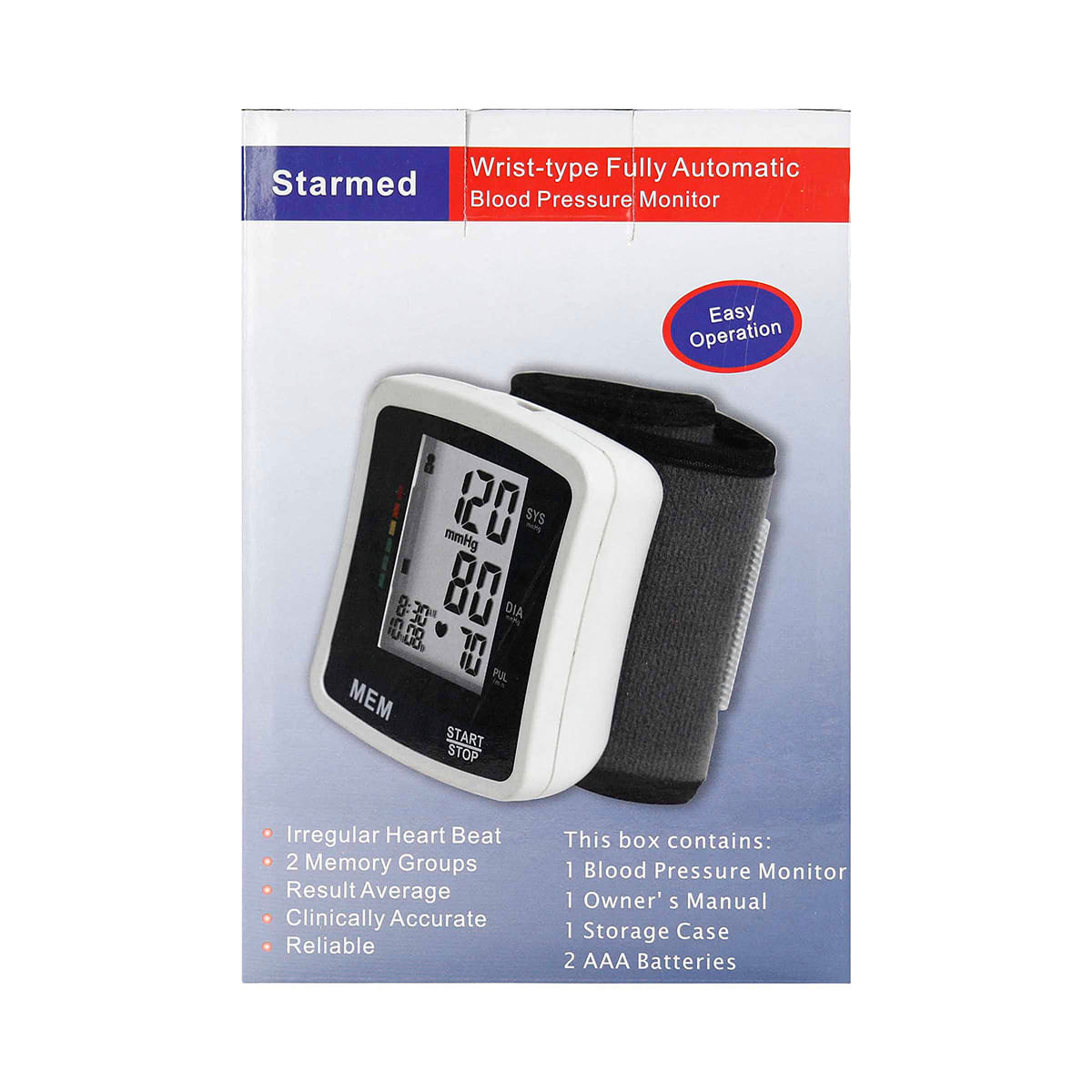 Tensiómetro Digital Muñeca Starmed Caja x 1 Und
