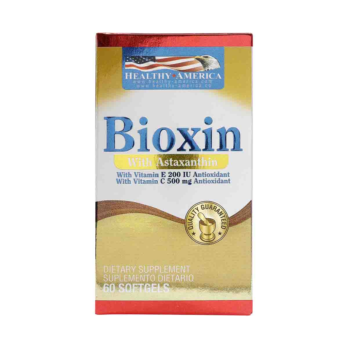 Suplemento Dietario Bioxin Healthy America Frasco x 60 Softgels