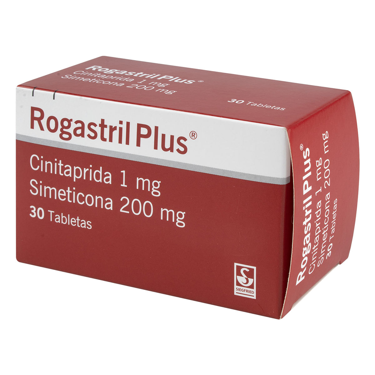 Rogastril Plus 1 Mg/200 Mg Siegfried Caja X 30 Tabletas.