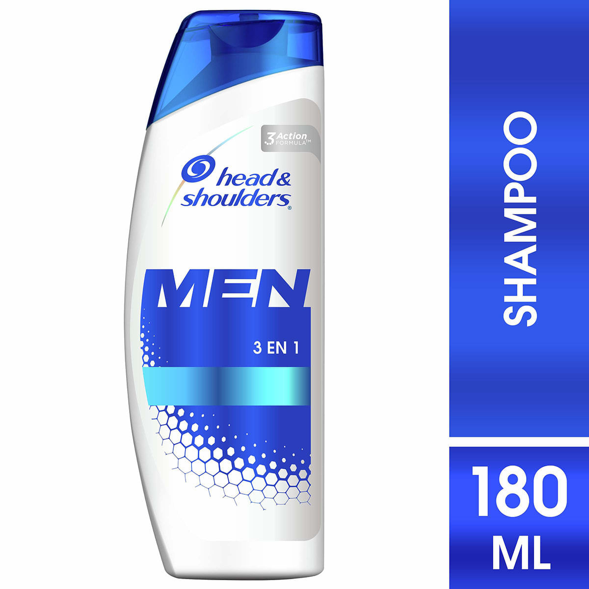 Shampoo Head & Shoulders Men 3 en 1 Frasco x 180 mL.